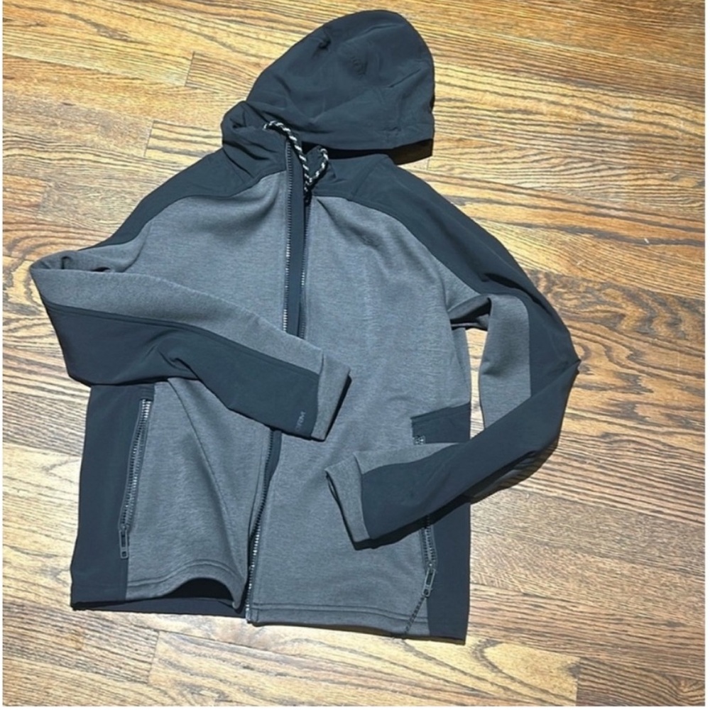 Under Armour Black Utility Jacket with Hood and Zipper - Picture 8 of 9